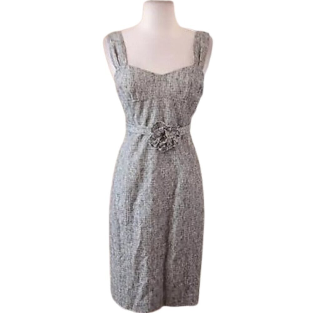 Rebecca Taylor Grey Tweed Sheath Dress 2
